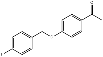 4'-(4-FLUOROBENZYLOXY)ACETOPHENONE Structural