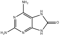 2,6-DIAMINO-9H-PURINE-8-OL Structural