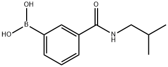 [3-(Isobutylaminocarbonyl)phenyl]boronic acid Structural