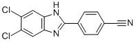 4-(5,6-DICHLORO-1H-BENZIMIDAZOL-2-YL)BENZONITRILE