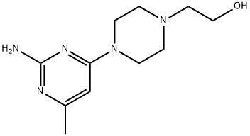 2-[4-(6-AMINO-2-METHYLPYRIMIDIN-4-YL)PIPERAZIN-1-YL]ETHANOL Structural