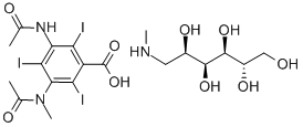 methylglucamine metrizoate Structural