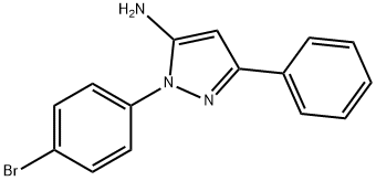 2-(4-BROMO-PHENYL)-5-PHENYL-2H-PYRAZOL-3-YLAMINE Structural