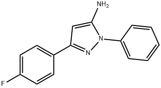 3-(4-FLUOROPHENYL)-1-PHENYL-1H-PYRAZOL-5-AMINE Structural