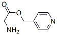 Glycine, 4-pyridinylmethyl ester (9CI) Structural