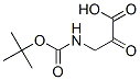 Propanoic acid, 3-[[(1,1-dimethylethoxy)carbonyl]amino]-2-oxo- (9CI) Structural