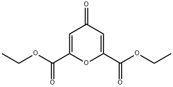 diethyl 4-oxopyran-2,6-dicarboxylate Structural