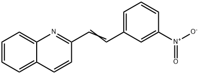 Quinoline, 2(m-nitrostyryl)- Structural