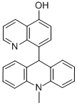 5-Quinolinol, 8-(9,10-dihydro-10-methyl-9-acridinyl)- Structural