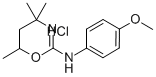 4H-1,3-Oxazin-2-amine, 5,6-dihydro-N-(4-methoxyphenyl)-4,4,6-trimethyl -, monohydrochloride