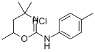 4H-1,3-Oxazine, 5,6-dihydro-2-p-toluidino-4,4,6-trimethyl-, hydrochlor ide