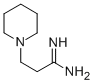 1-Piperidinepropanimidamide(9CI) Structural