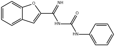 2-Benzofurancarboximidamide, N-((phenylamino)carbonyl)-