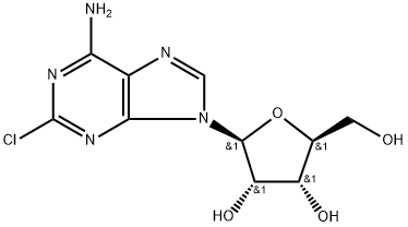 L-2-CHLOROADENOSINE (9-(β-L-RIBOFURANOSYL)-2-CHLORO-6-AMINOPURINE)