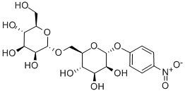 4-Nitrophenyl 6-O-(a-D-Mannopyranosyl)-a-D-mannopyranoside Structural