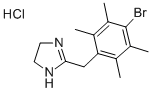 2-(4-Bromo-2,3,5,6-tetramethylbenzyl)imidazoline hydrochloride Structural