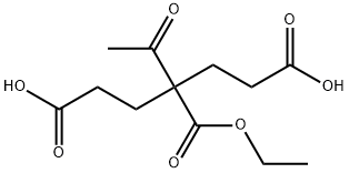 4-ACETYL-4-(ETHOXYCARBONYL)HEPTANEDIOIC ACID Structural