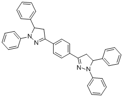 3,3'-(1,4-Phenylene)bis(1,5-diphenyl-4,5-dihydro-1H-pyrazole) Structural