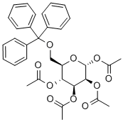 6-O-Trityl-1,2,3,4-tetra-O-acetyl-α-D-mannopyranose