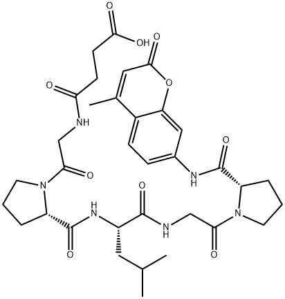 SUC-GLY-PRO-LEU-GLY-PRO-AMC Structural