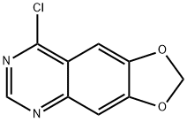 4-Chloro-6,7-methylenedioxyquinazoline Structural