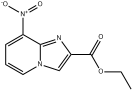 8-NITRO-IMIDAZO[1,2-A]PYRIDINE-2-CARBOXYLIC ACID ETHYL ESTER Structural