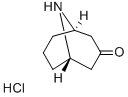 9-Azabicyclo(3.3.1)nonan-3-one Hydrochloride Structural