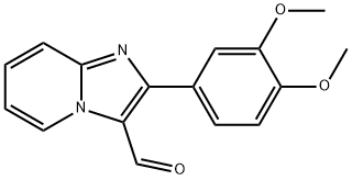 2-(3,4-DIMETHOXY-PHENYL)-IMIDAZO[1,2-A]PYRIDINE-3-CARBALDEHYDE Structural