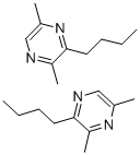 2-BUTYL-3,5-(AND 3,6)-DIMETHYL PYRAZINE Structural