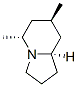 Indolizine, octahydro-5,7-dimethyl-, (5R,7R,8aR)- (9CI) Structural