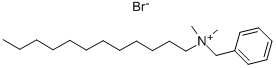Benzyldodecyldimethylammonium bromide Structural Picture