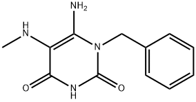 6-Amino-1-benzyl-5-methylaminouracil