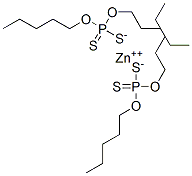 zinc bis(O,O-dipentyl) bis(dithiophosphate) Structural