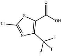 2-CHLORO-4-(TRIFLUOROMETHYL)THIAZOLE-5-CARBOXYLIC ACID Structural