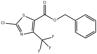 benzyl 2-chloro-4-(trifluoromethyl)thiazole-5-carboxylate Structural