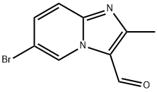 6-BROMO-2-METHYL-IMIDAZO[1,2-A]PYRIDINE-3-CARBALDEHYDE Structural