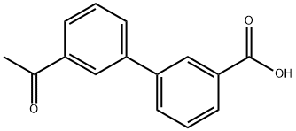 3-BIPHENYL-3'-ACETYL-CARBOXYLIC ACID
 Structural