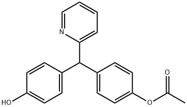 Bisacodyl Related Compound C (20 mg) (4-[(4-Hydroxyphenyl)(pyridin-2-yl)methyl]phenyl acetate) Structural