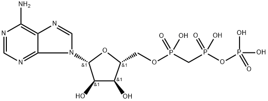 adenosine 5'-[hydrogen [[hydroxy(phosphonooxy)phosphinyl]methyl]phosphonate] 