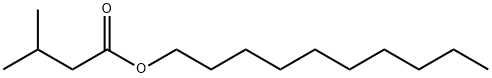 decyl isovalerate Structural