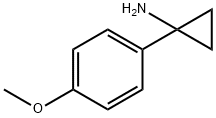 1-(4-Methoxyphenyl)cyclopropanamine Structural