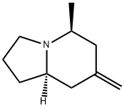 Indolizine, octahydro-5-methyl-7-methylene-, (5S,8aR)- (9CI) Structural