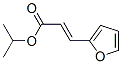 isopropyl 3-(2-furyl)acrylate Structural
