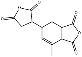 5-(2,5-DIOXOTETRAHYDROFURYL)-3-METHYL-3-CYCLOHEXENE-1,2-DICARBOXYLIC ANHYDRIDE Structural