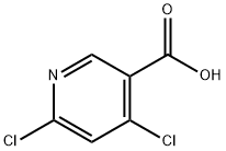 4,6-Dichloronicotinic acid Structural