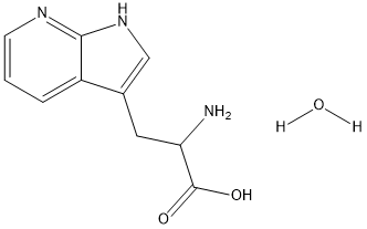 DL-7-Azatryptophan Monohydrate Structural