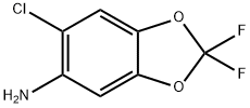 6-CHLORO-2,2-DIFLUORO-BENZO[1,3]DIOXOL-5-YLAMINE Structural