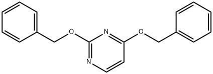 2,4-BIS(BENZYLOXY)PYRIMIDINE Structural