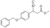 METHYL-3-ISOCYANO-3-(4-BENZYLOXYPHENYL)PROPIONATE Structural