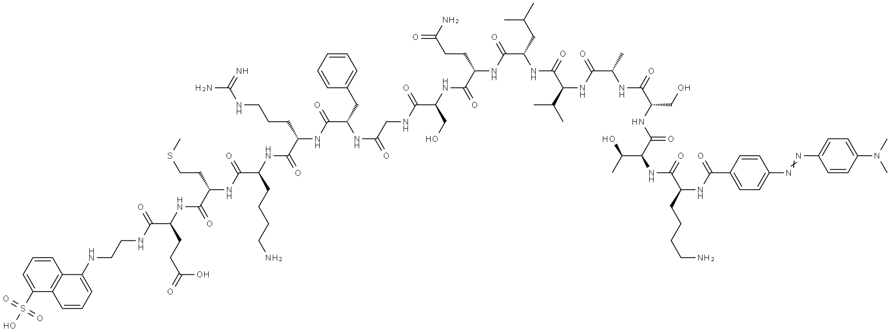 DABCYL-LYS-HCOV-SARS REPLICASE POLYPROTEIN 1AB (3235-3246)-GLU-EDANS